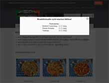 Tablet Screenshot of margaretapizza.hu